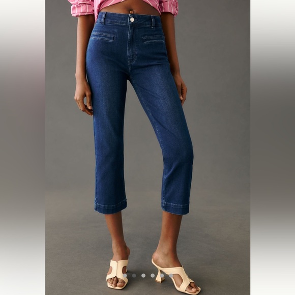 Maeve The Essential Slim High-Rise Straight Jeans - Picture 3 of 16
